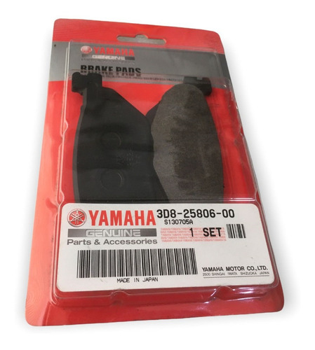 Imagen 3 de 3 de Set Pastillas Delanteras Trasera Yamaha Tdm 900 Fz 1 Mt 09 V
