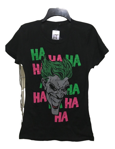 Blusa Dama Playera Guason Ha Ha Ha Risa Batman Dc Comic