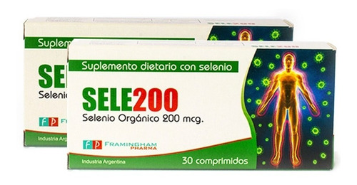 2 Cajas De Sele200 X 30 Comprimidos C/u 25% De Descuento