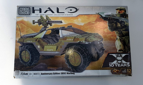 Nuevo Unsc Warthog Halo 10th Anniversary Mega Block