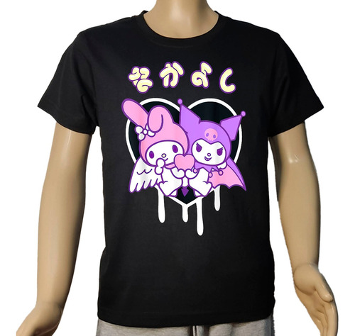 Camiseta Remera Melody Kuromi En 3 Hermosos Diseños