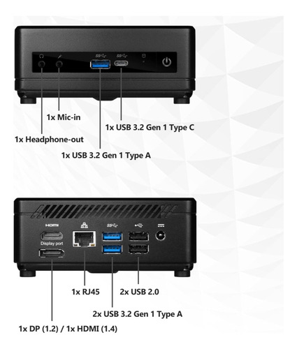 Computadora Msi Cubi 5 Mini Pc Windows 11 Intel Core I5