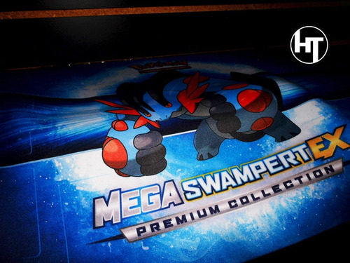 Imagen 6 de 10 de Pokemon, Trading Card Game, Mega Swampert Ex, Play Mat, 24