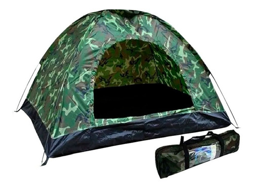 Carpa Igloo 3 Personas Armado Automático Impermeable Camufla