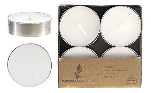 Mega Velas Sin Aroma Velas De Té Mega Velas Conjunto Blanco 