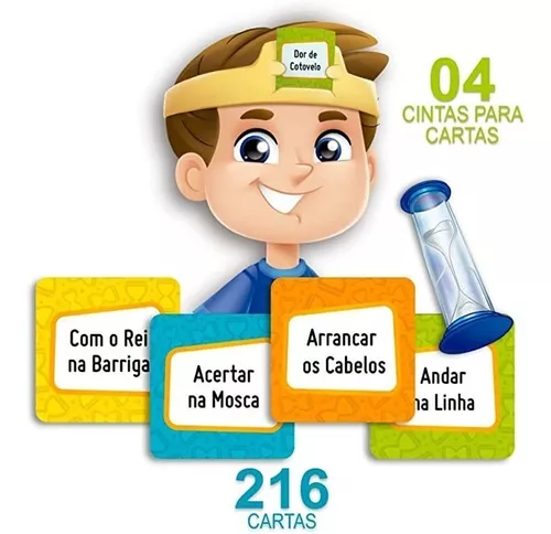 Jogo De Adivinhação Fazendo Mímicas Cartas Presente Crianças