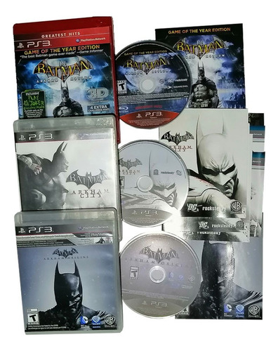 Batman Saga Arkham Combo + Películas (Usado)