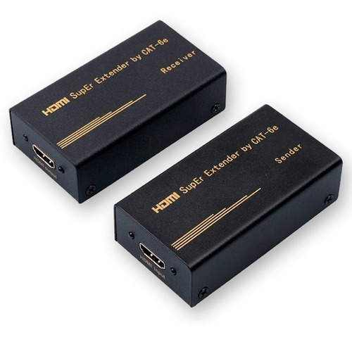 Extensor HDMI de até 60 m por cabo de rede com fonte