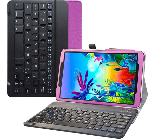 Funda Con Teclado Para Tablet LG G Pad 5 10.1  - Violeta