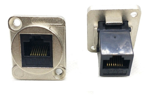 Conector Ethercon Rj45 Cat6 Fêmea Rede Connext Painel - Loja