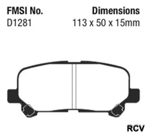 Balatas Disco  Trasera Para Honda Odyssey   2013