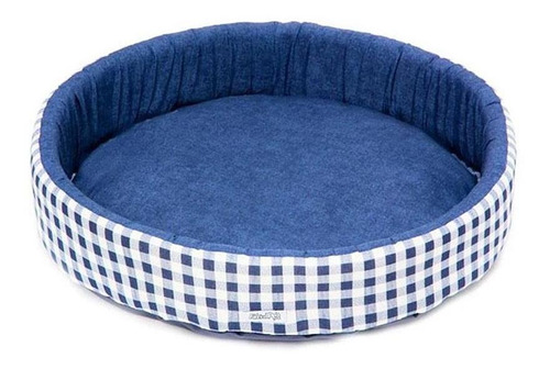 Cama Redonda Azul Fábrica Pet M