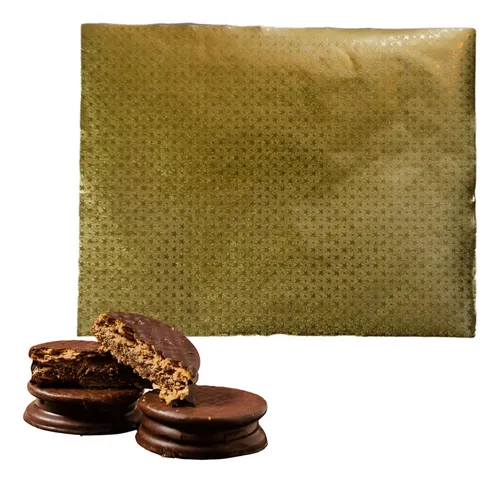 comprar Papel Aluminio Para Alfajores Dorado 15x19cm X 50 Unidades