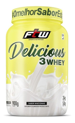 Delicious 3 Whey - 900g Wheyninho - Ftw