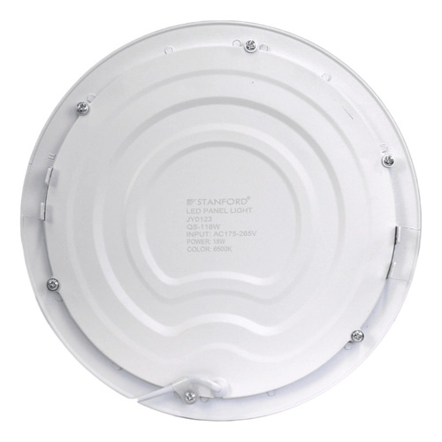 Pack 3 Foco Panel Plafón Led Embutido Redondo 18 W Luz Fría