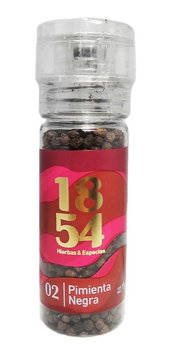 Pimienta Negra 1854 Molinillo Premium 70 Grs