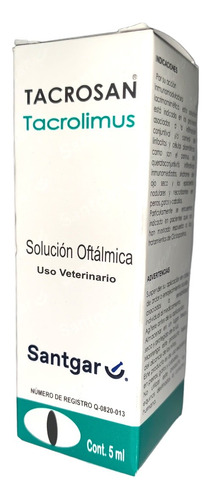 Tacrosan Solucion 5ml  Tacrolimus Santgar