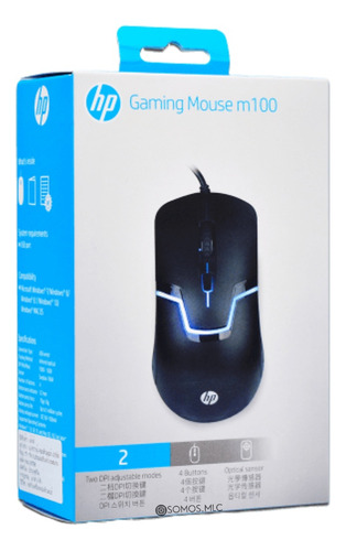 Mouse Gamer Hp M100 Laptop Pc