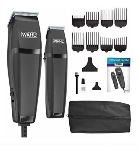 Combo Maquina De Peluqueria Y Patillera Wahl 14 Piezas Guía