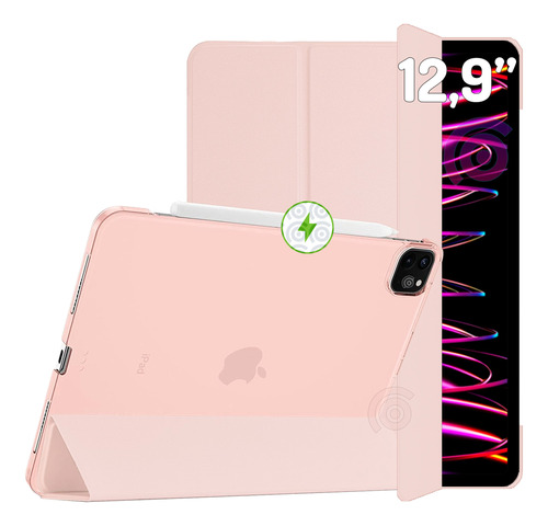 Funda Policarbonato Para iPad Pro 12,9 M1 2021 5ª G Sin Slot