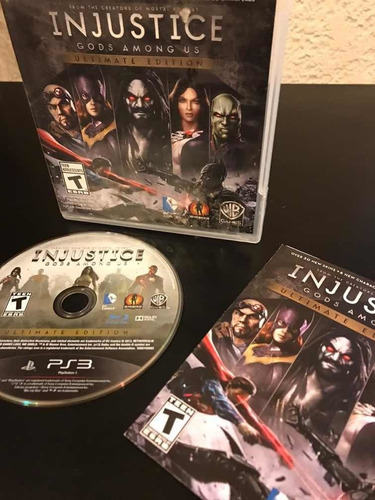 Juego Playstation 3 Injustice Gods Among Us Disco FĂsico (Usado)