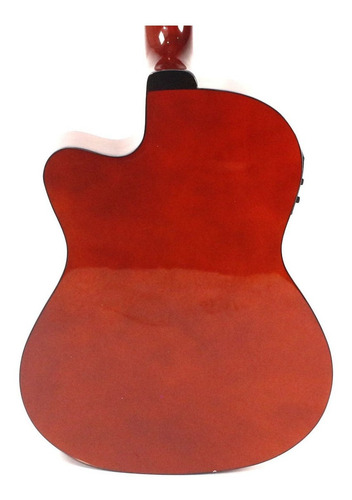 Violão eletroacústica Giannini Start SF-14 CEQ para destros natural verniz brilhante