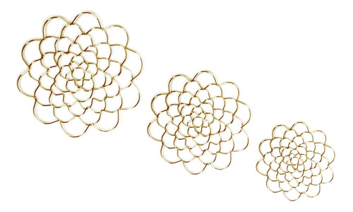 Soporte Para Arreglos Florales, Alambre Oro 4 5 6 Pulgadas