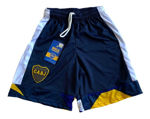 Short Boca Juniors Niño Futbol Licencia Oficial