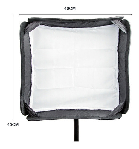 Softbox Godox 40x40cm Para Flash Speedlite Montura Bowens