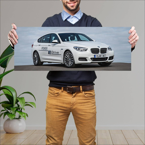 Cuadro 30x80cm Auto 2014 Bmw 5 Series Gran Turis 163