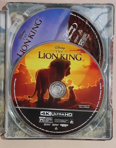 Aladdin + Lion King + Mulan - 4k Ultra Hd + Blu-ray Original