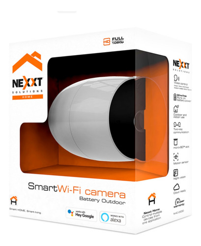 Cámara Inteligente Wifi Exterior A Baterías Nexxt Nhc-o630