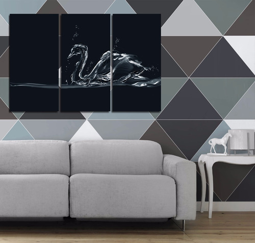 Cuadro 80x120cm Cisne De Agua Swan Animales