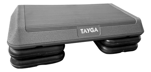 Banco Step Aerobics 2 Alturas Tayga Yoga Fitness 72 Cm Gris