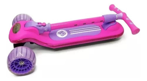 Scooter Llantón Niños Niñas Luces Led + Mochila + Bluetooth