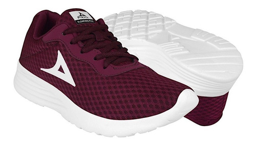 Tenis Dama Pirma Floating Run 8500 Textil Vino