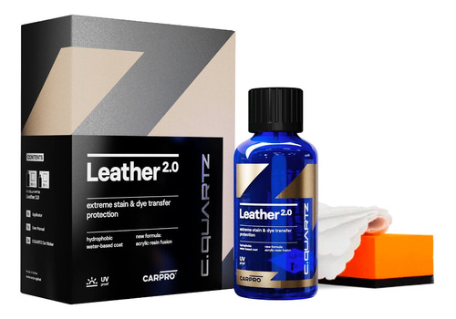 Carpro Cquartz Leather Recubrimiento Cerámico Piel 30 Ml