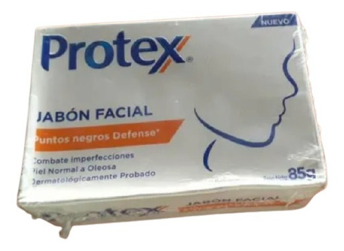 Imagen 1 de 1 de Jabón Facial En Barra Piel Grasa Protex 90gr