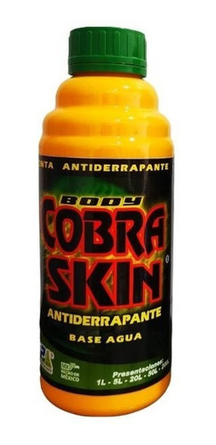 Recubrimiento Antiderrapante Base Agua Cobra Skin - Galón 5l