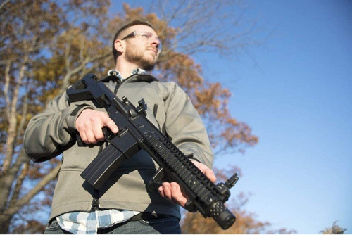 Imagen 8 de 9 de Rifle Asalto Postas Panther Dpms Sbr Full-auto (4.5mm) Co2