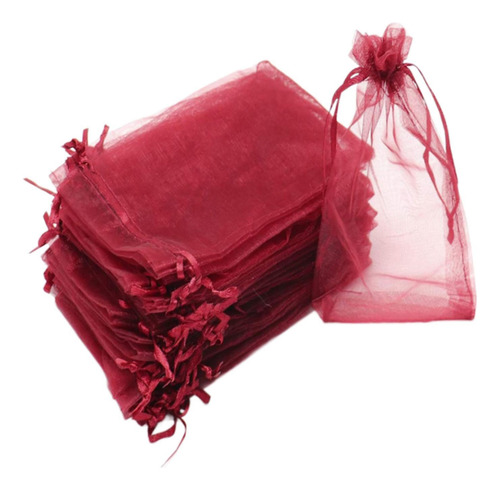 100x Bolsas De Regalo De Navidad Bolsas De Con Cordón