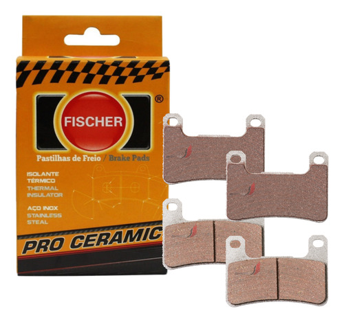 Kit Pastilha Fischer Diant Cbr 1000rr 600rr Fj2252