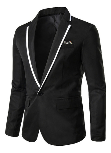 Blazer Informal For Hombre Con Estilo R Ab43 Solid Casamen