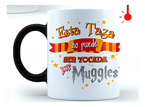 Taza Mágica Harry Potter No Puede Ser Tocada X Muggles Nombr