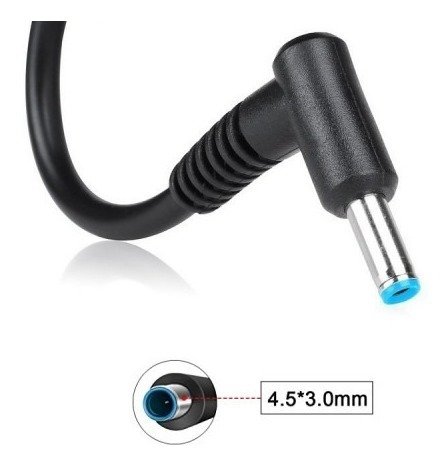 Imagen 3 de 6 de Cargador Hp Original 19.5v 2.31a 45w 4.5x3mm Punta Azul