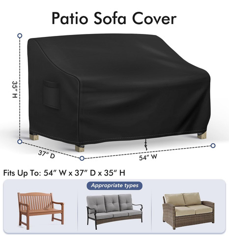 Funda Impermeable Para Sofá Biplaza De 2 Plazas De Patio