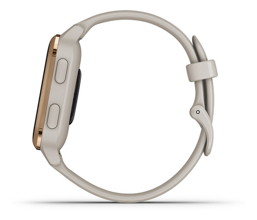 Imagen 6 de 6 de Reloj Gps Multideporte Garmin Venu Sq Music Beige/oro Rosa