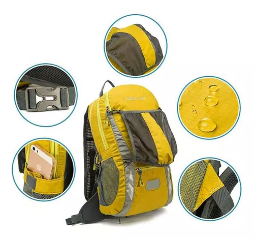 LOCALLION - Mochila de senderismo de 20 litros, mochilas de