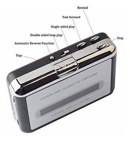 Reproductor De Cassette Walkman Usb - Conversor De Cassette
