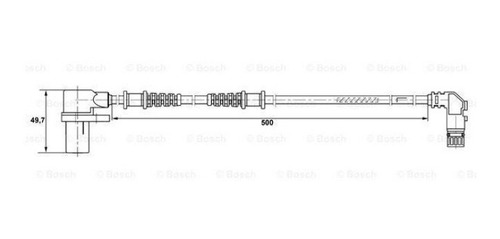 Sensor Rotações Abs Diant. Dir. Mercedes C240 1997-2001 W202